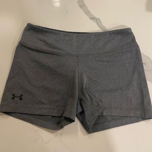 Gray under armour spandex. Size M